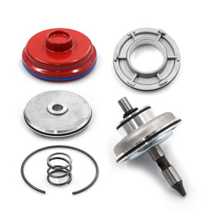 LVOUP snap ring detail macro showing retention fit to prevent piston movement