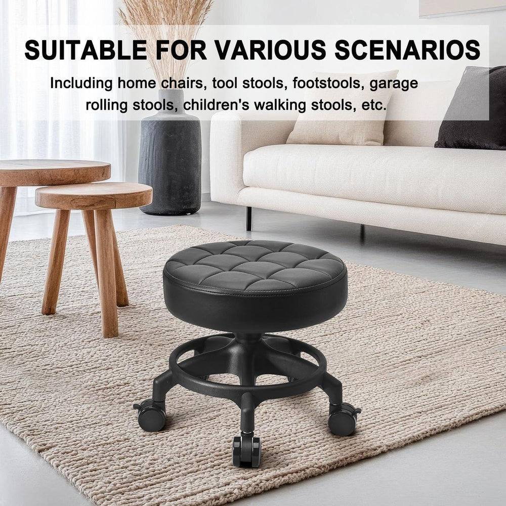 LWADALN stool in garage at workbench for comfortable mobility