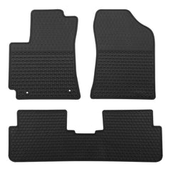 Lwope front mats packaged for Toyota Corolla showing neat fit and protection