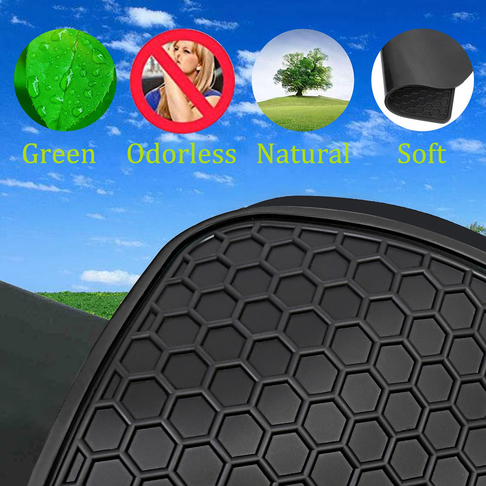 Lwope driver-side mat installed reducing pedal-area moisture and slip