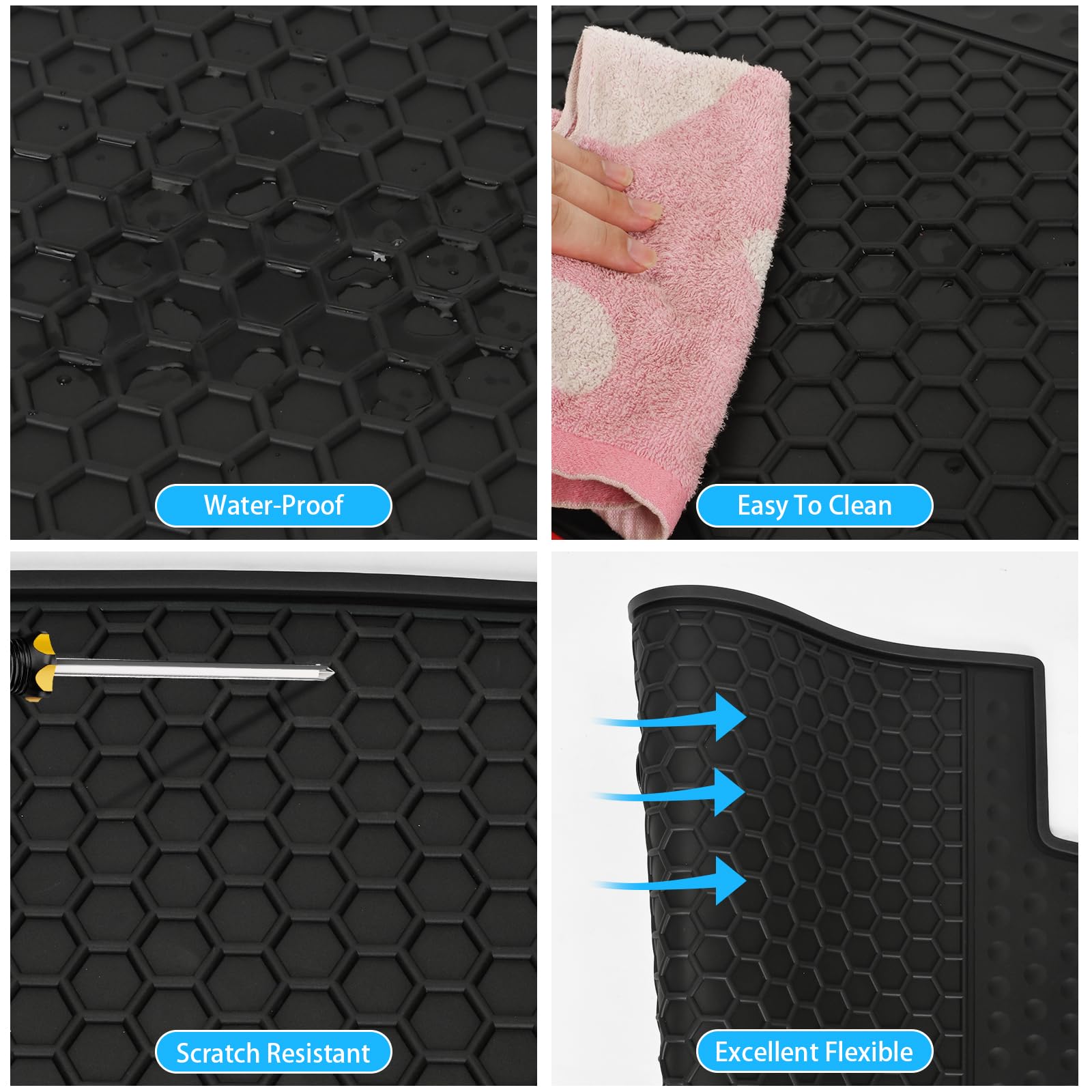 Lwope mat next to hand showing scale and easy handling benefit