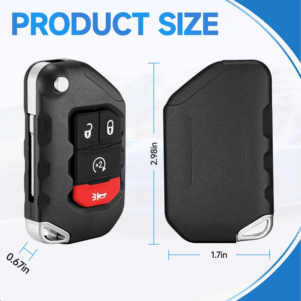 LYFUCESS fob in hand for size comparison and easy handling benefit