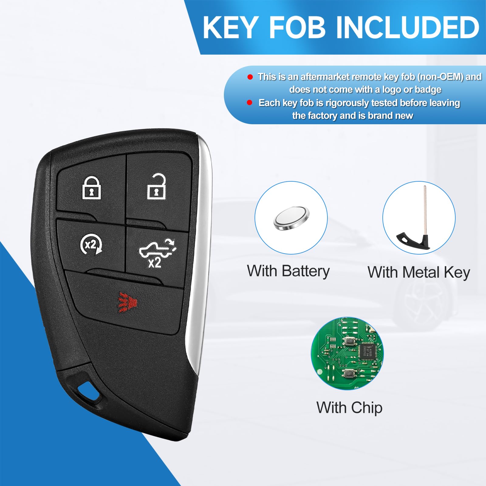 LYFUCESS fob in hand near truck showing compatibility benefit