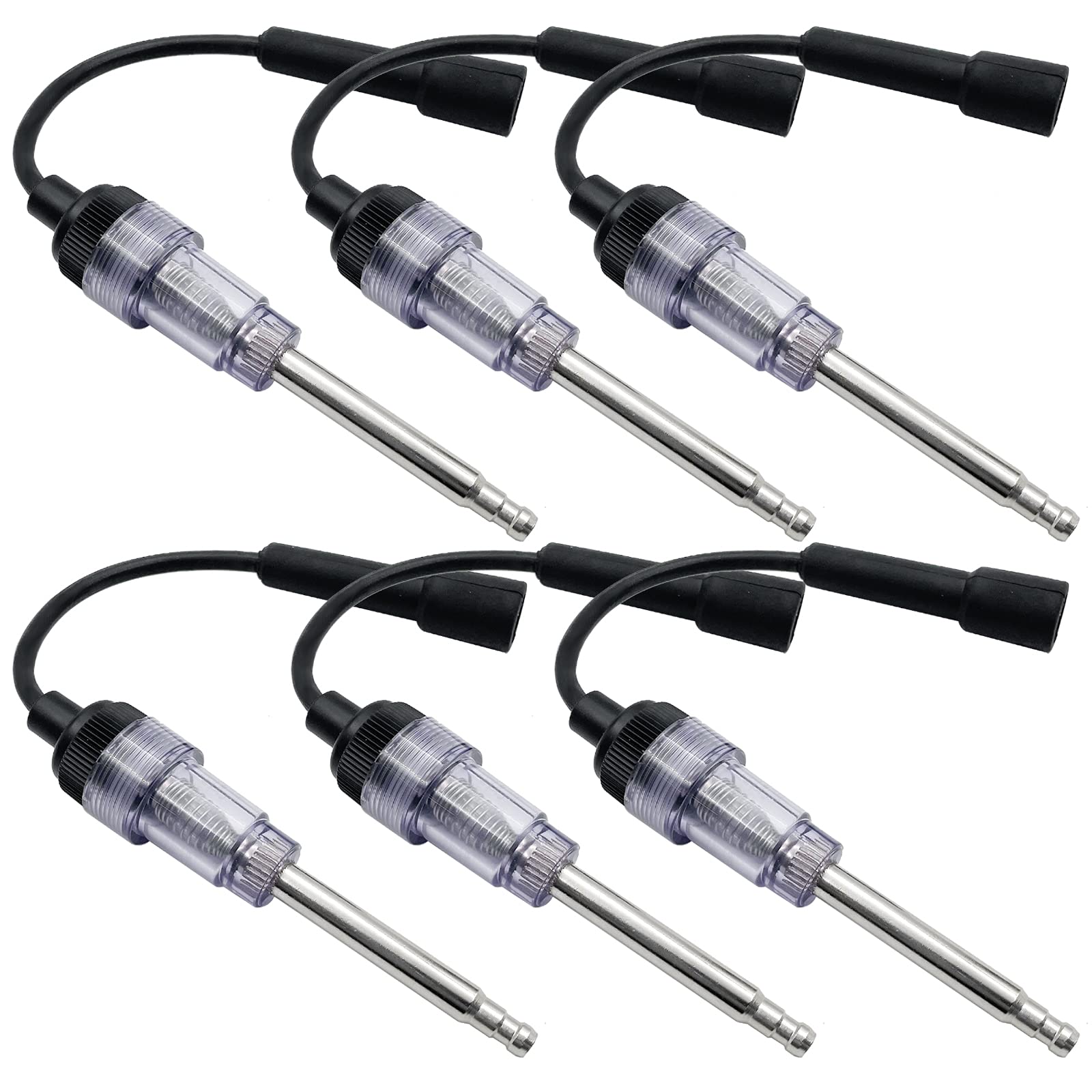 LYHLYA front view of spark plug tester kit showing components and quick diagnosis benefit