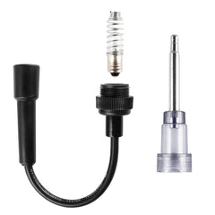 LYHLYA probe connected to a car spark plug demonstrating fast ignition troubleshooting