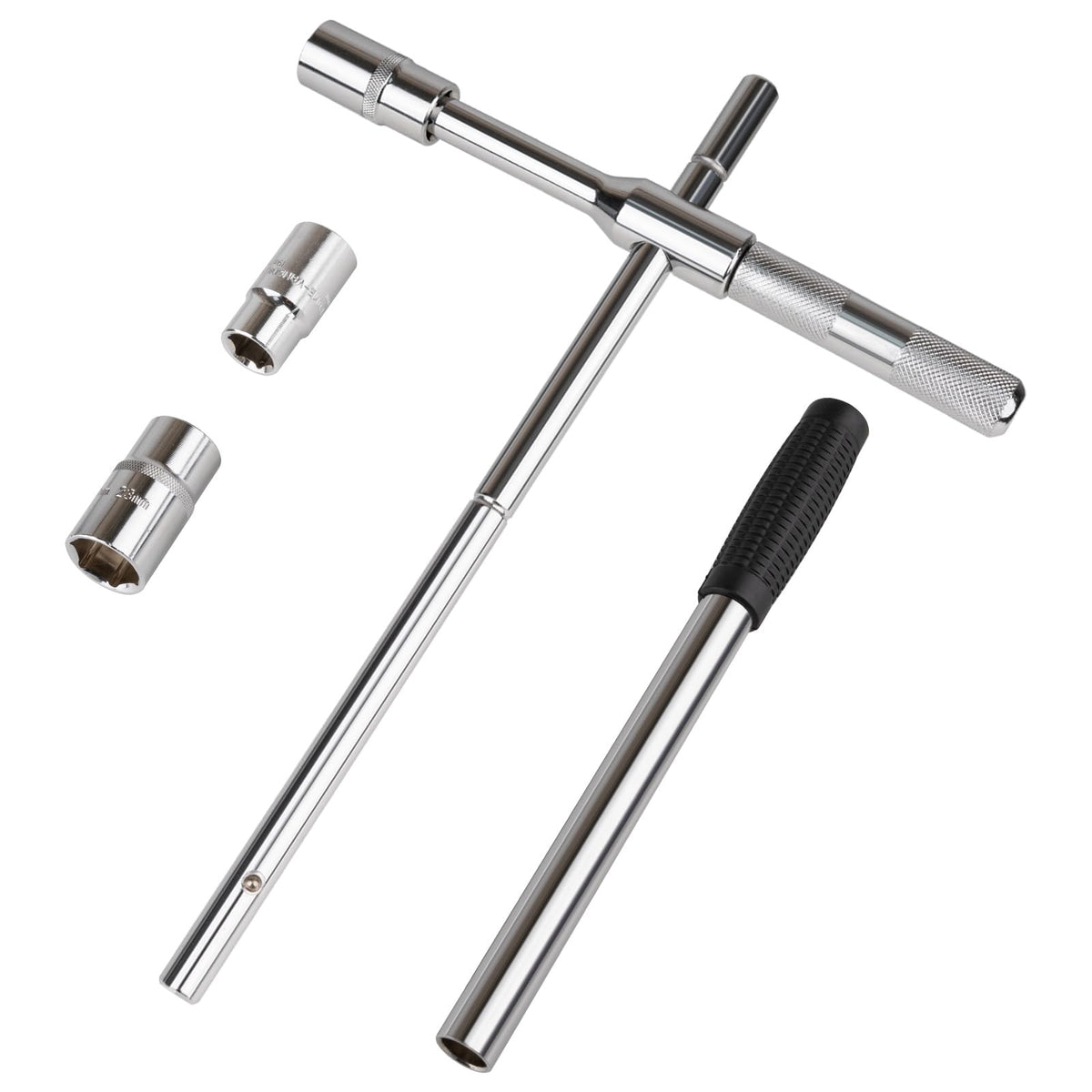 Lyhubmh front view of full lug wrench showing comprehensive kit and durability
