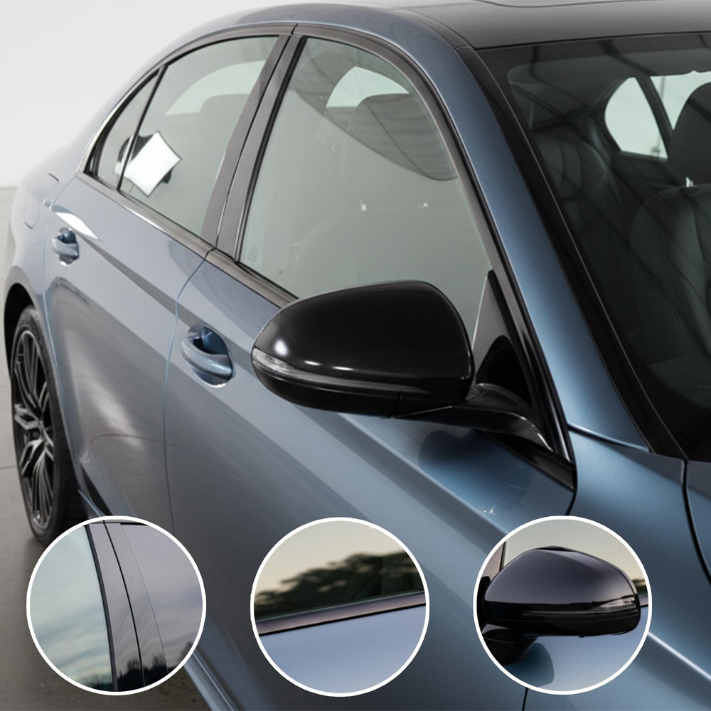 Lypumso close-up of glossy vinyl surface highlighting smooth finish