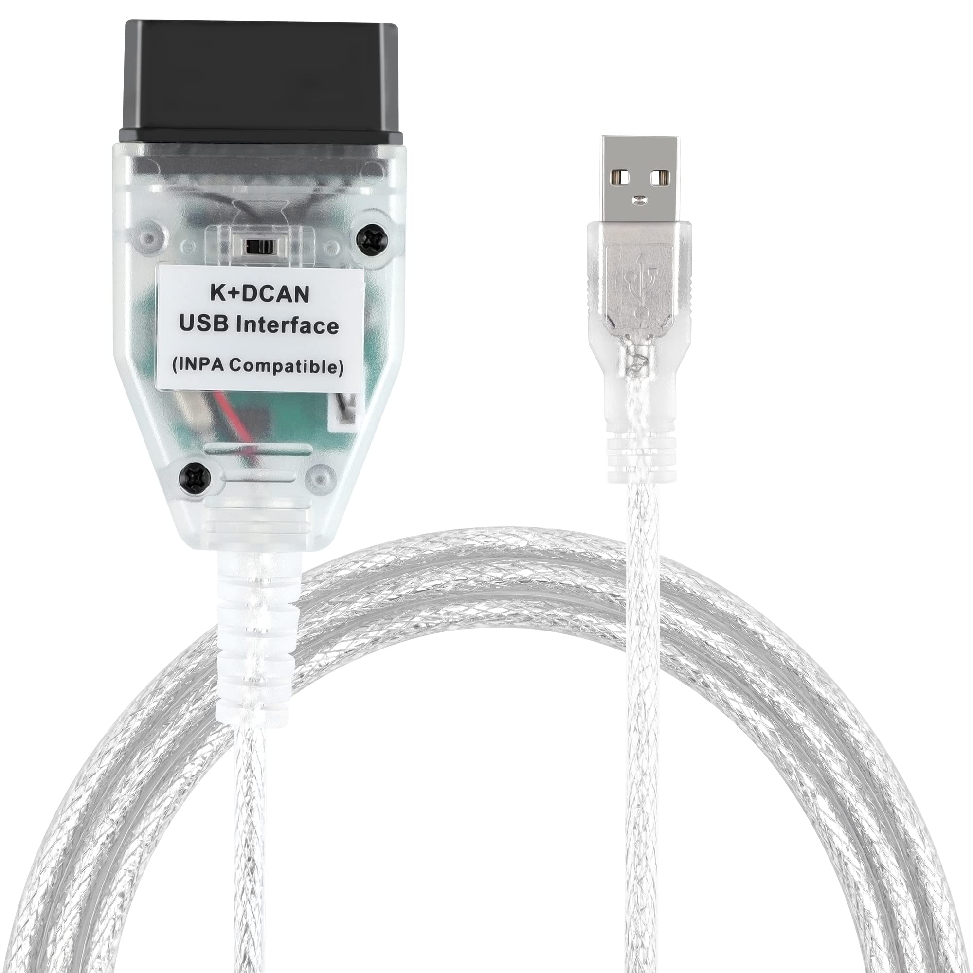 LZLRUN front OBD2 connector showing robust fit and quick vehicle access