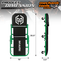 M-AUTO folded into seat profile offering comfortable raised work position