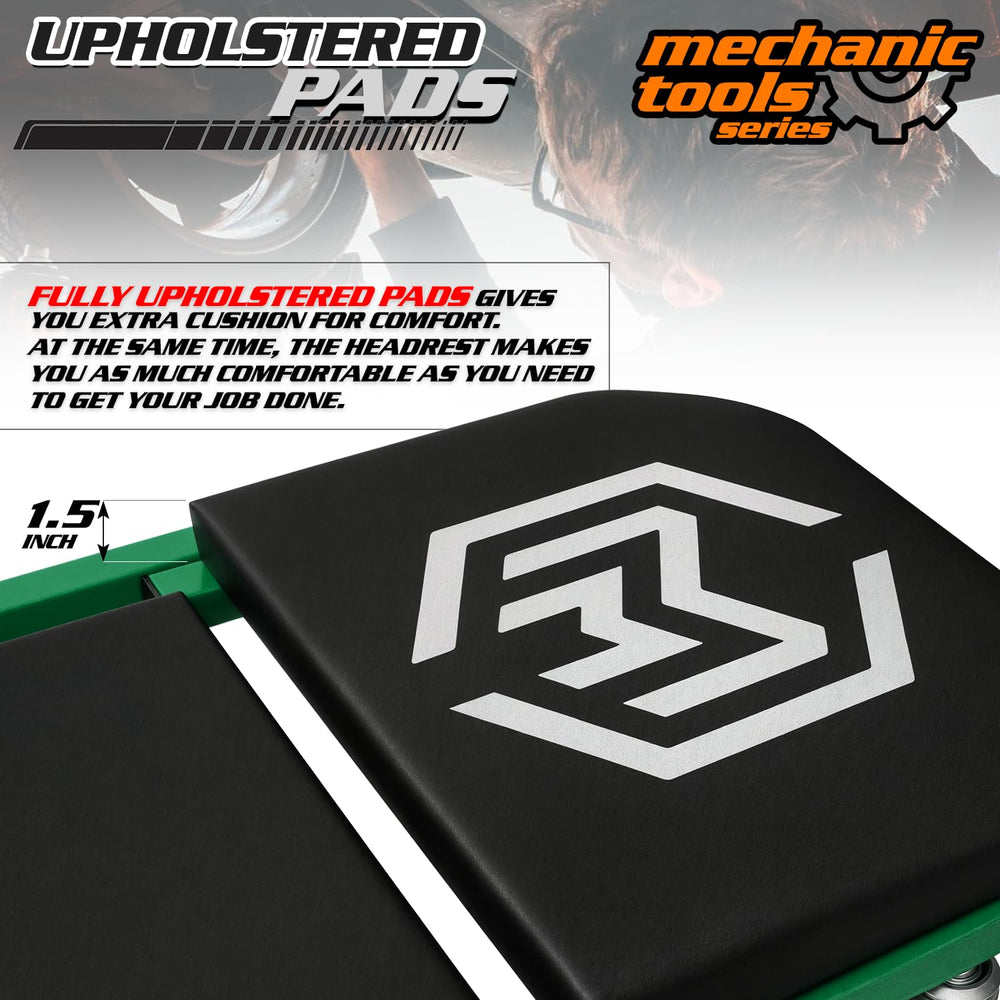 M-AUTO next to tape measure showing 36-inch length for full-body support