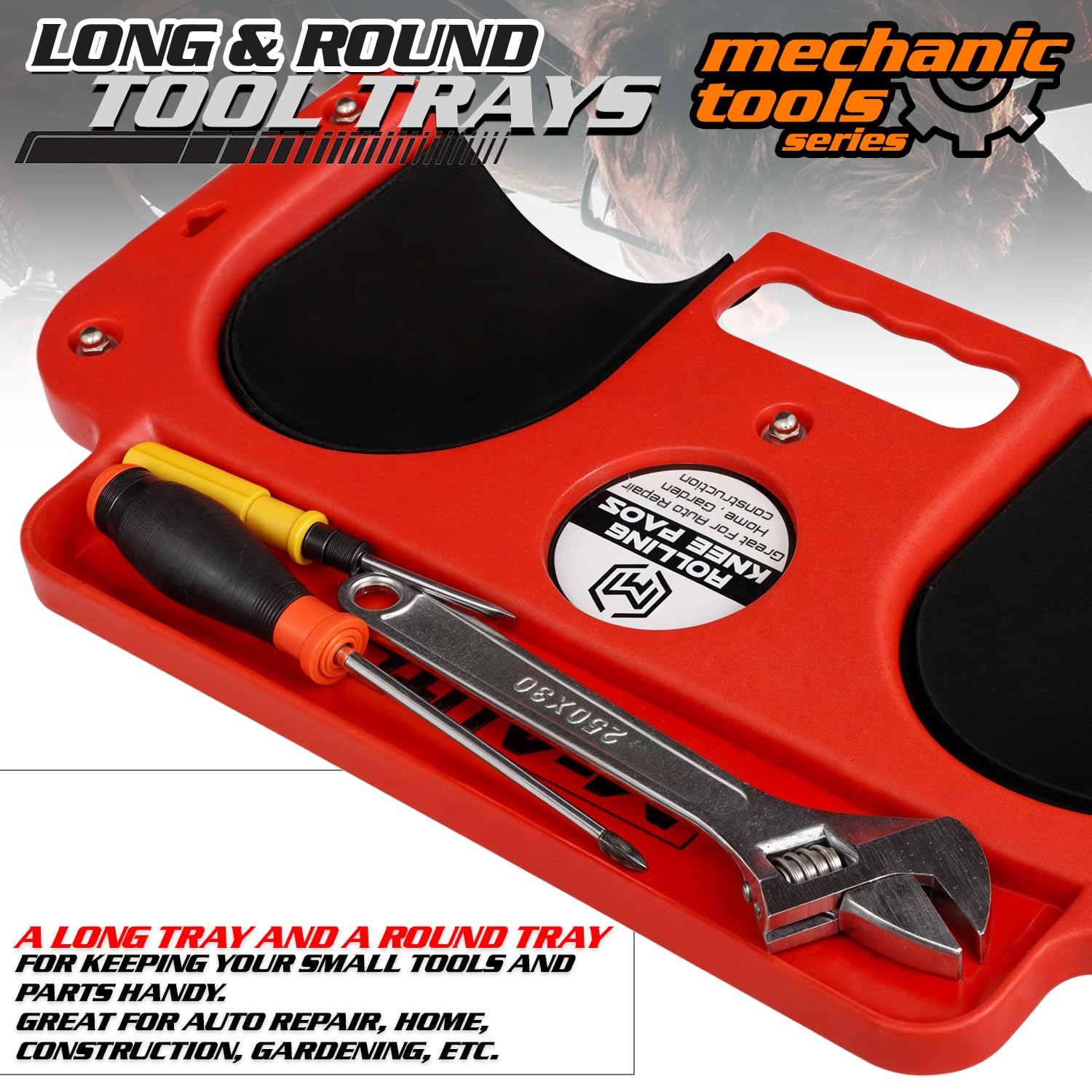 M-AUTO in use on garage floor for easier undercarriage work