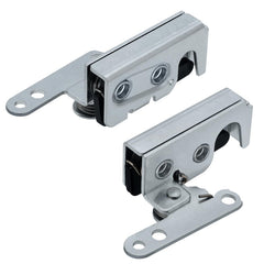M MATI close-up of the latch mechanism highlighting durable aluminum steel construction and fitment detail