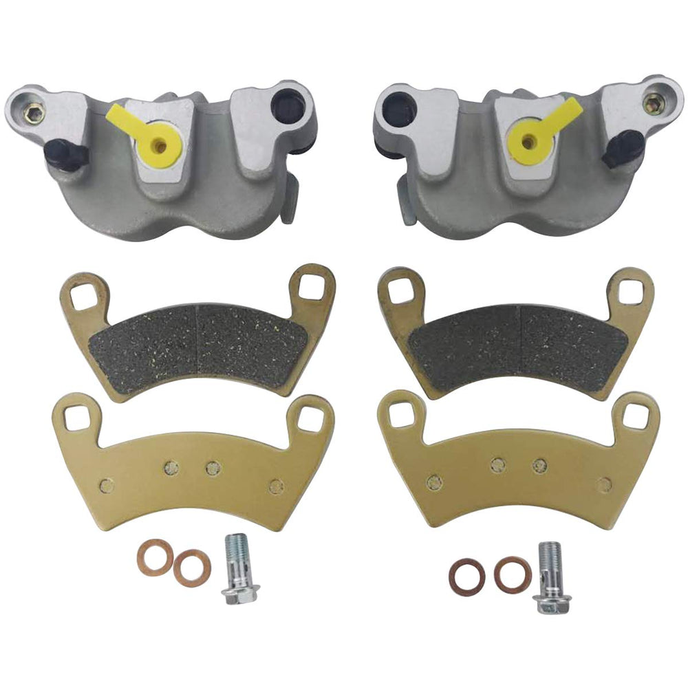 M MATI front caliper pair front view showing solid construction and improved braking