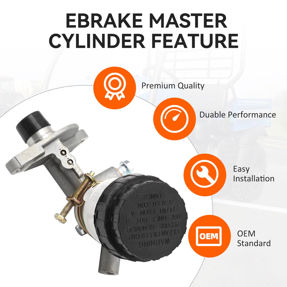 M MATI master cylinder installed on a Mule demonstrating direct fit