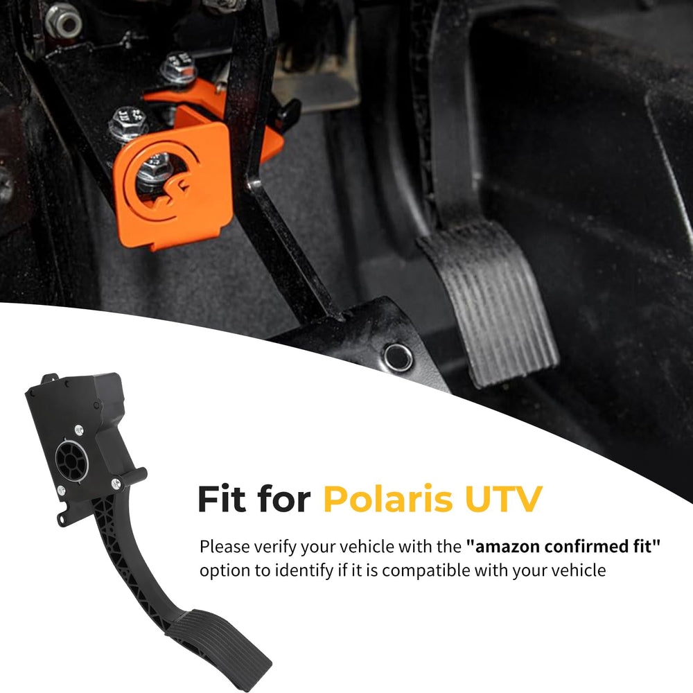M MATI throttle pedal in off-road setting emphasizing rugged reliability