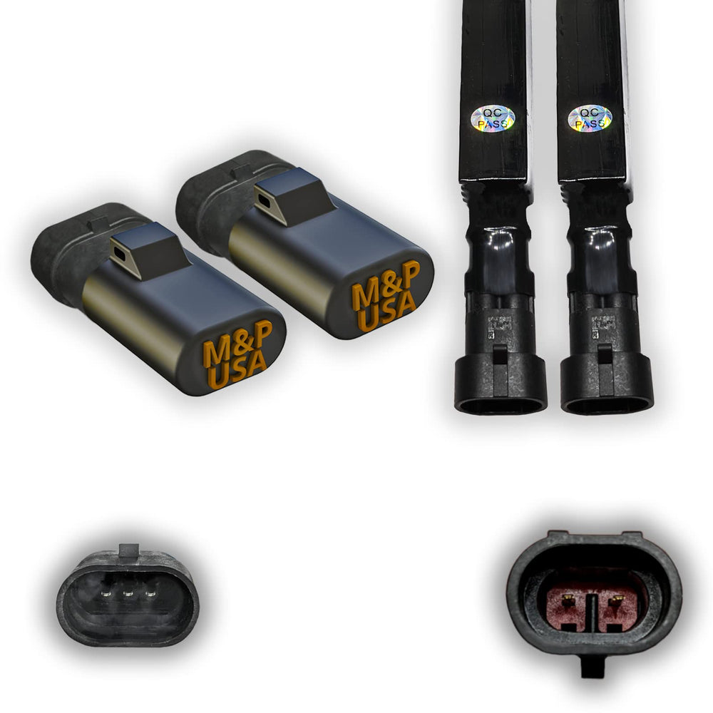M&P USA front assembly harness showing plug-and-play fit and durability