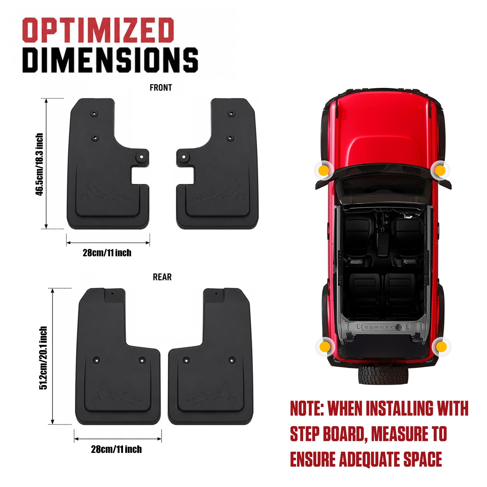 Mabett mud flap undergoing durability test, demonstrates impact-resistant material