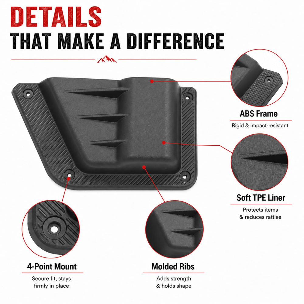 Mabett included hardware and manual laid out for easy installation