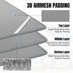MABOZOO elastic corner bands detail securing underlay to mattress
