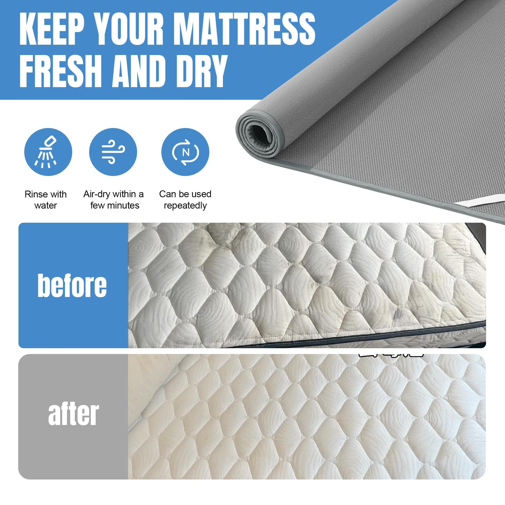 MABOZOO reinforced edge binding close-up extending durability