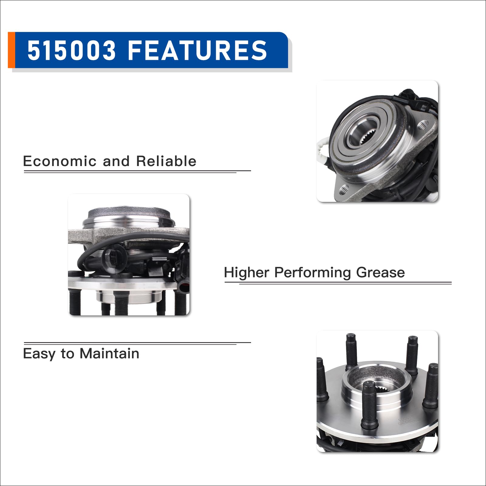 MACEL hub installed on vehicle front wheel hub, restores safe driving feel