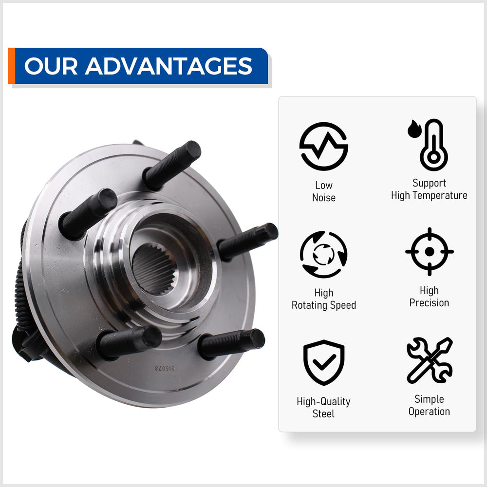 MACEL hub installed on vehicle hub demonstrating restored wheel rotation