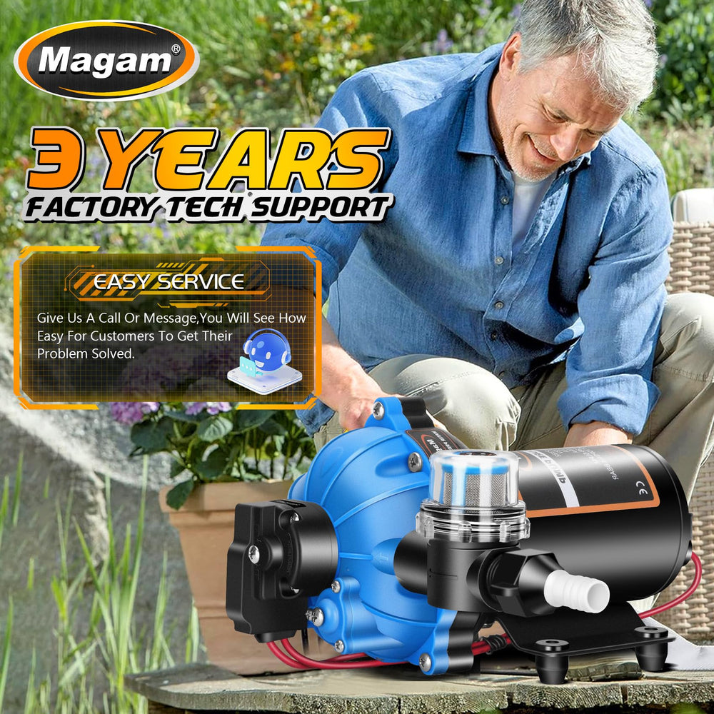 Magam stainless connection and label showing corrosion resistance and long life
