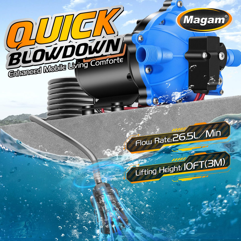 Magam strainer and inlet detail protecting pump and improving intake water quality