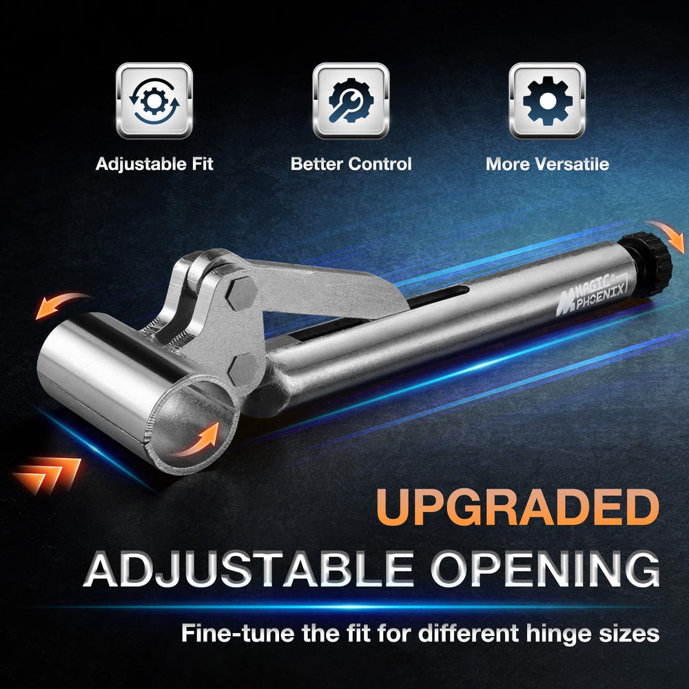 Magic Phoenix adjustable jaw closeup highlighting secure grip and quick adjustment