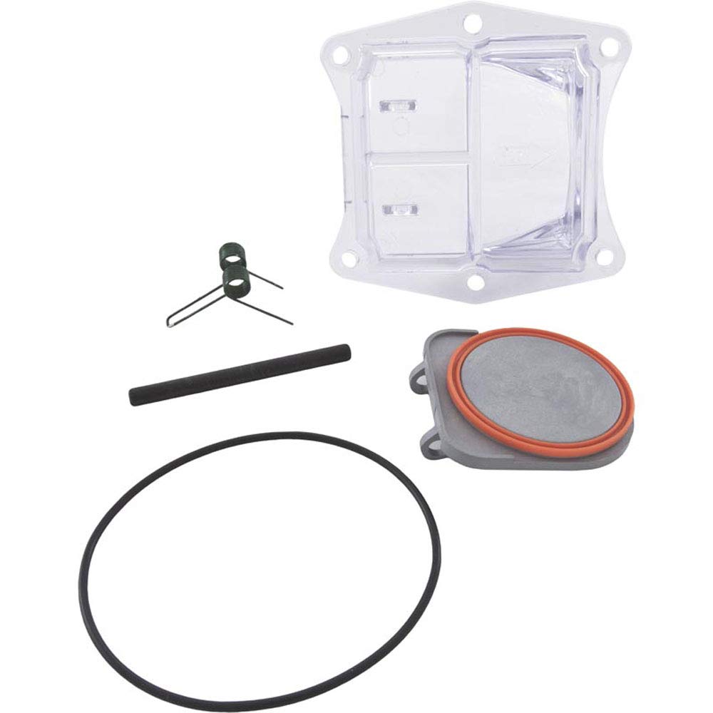 Magic Plastics valve rebuild kit front view showing parts and easy replacement benefit