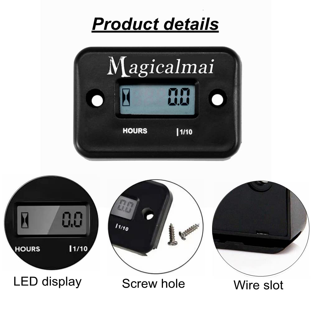 Magicalmai close-up of LCD display with clear digits and run-time benefit