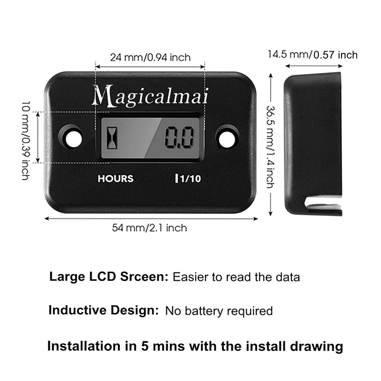 Magicalmai sealed casing detail demonstrating waterproof protection