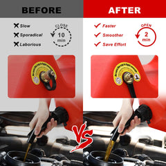 Magicfour vent cap installed on a 5-gallon gas can for faster, spill-reduced pouring