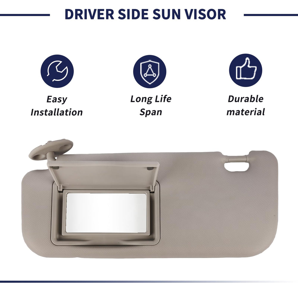 Magimaker visor installed in Corolla interior improving driver comfort