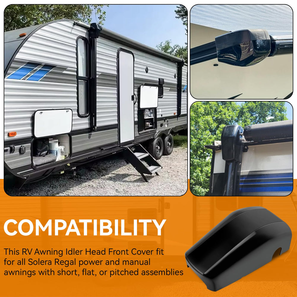 Magluv left awning cover back mounting view for easy installation