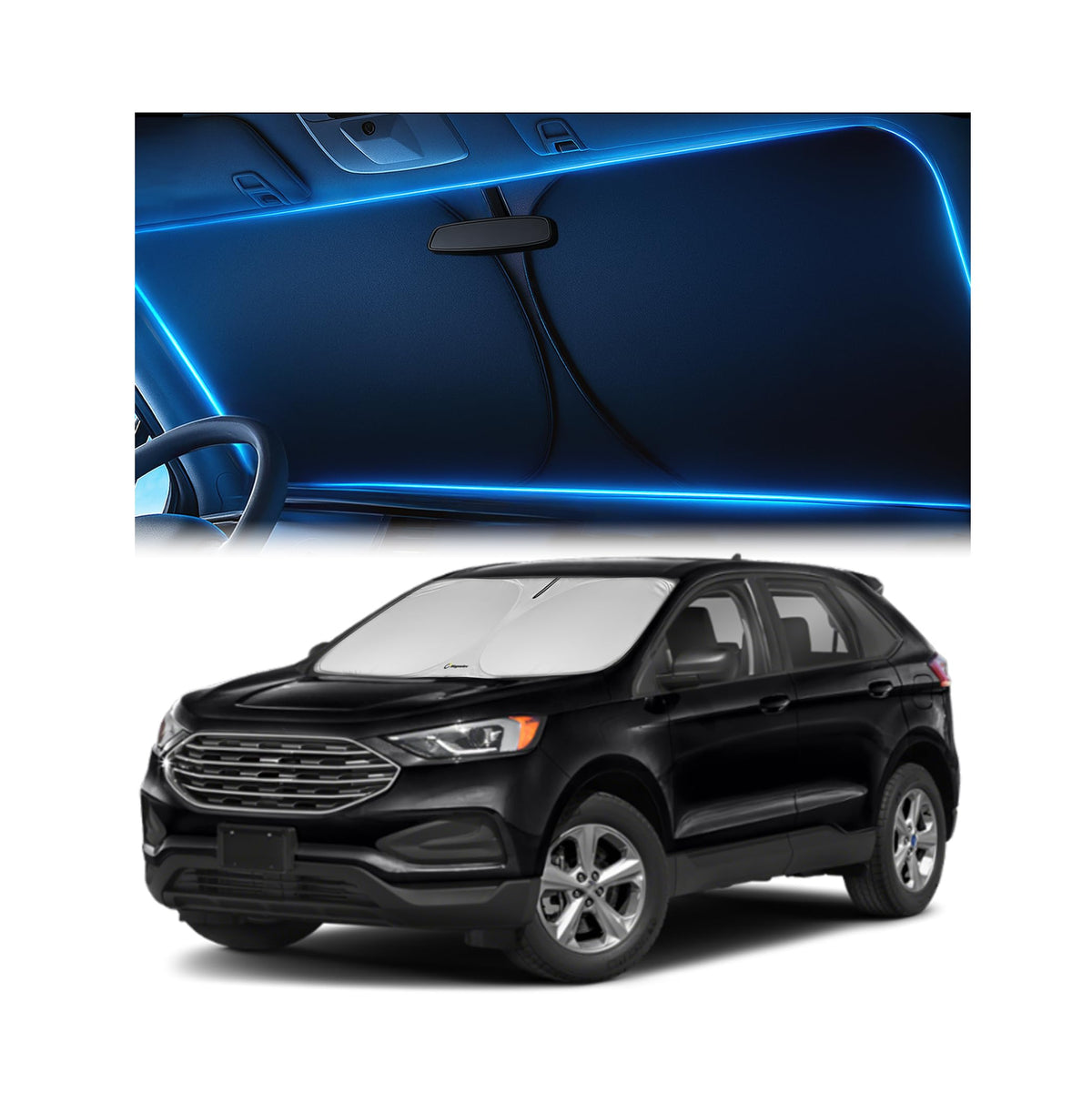 Magnelex front packaging showing product and Ford Edge fit benefits