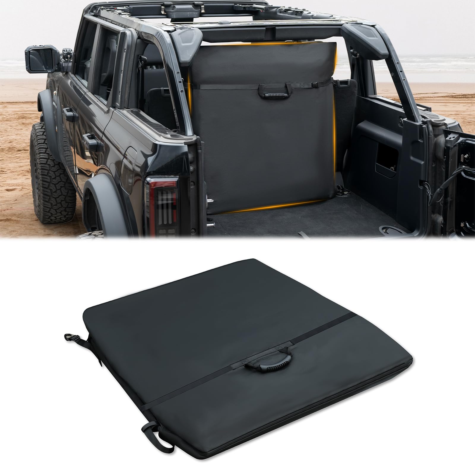 MAIKER OFF ROAD front view bag closed showing durable protection