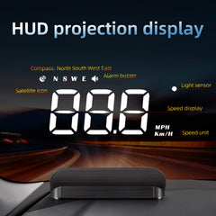 MAIMEIMI projected readout on windshield illustrating hands-up visibility benefit