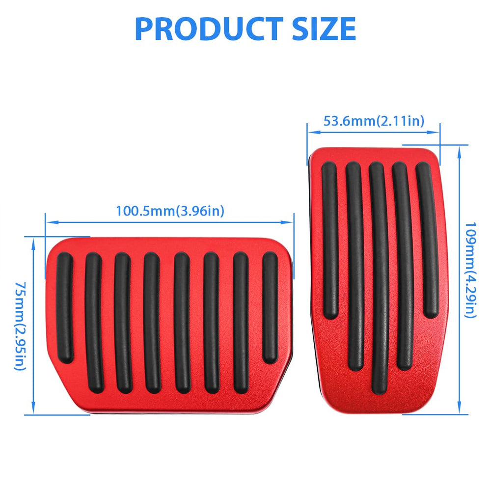 MAIMOCCY packaged brake and accelerator covers in box protecting finish during shipping