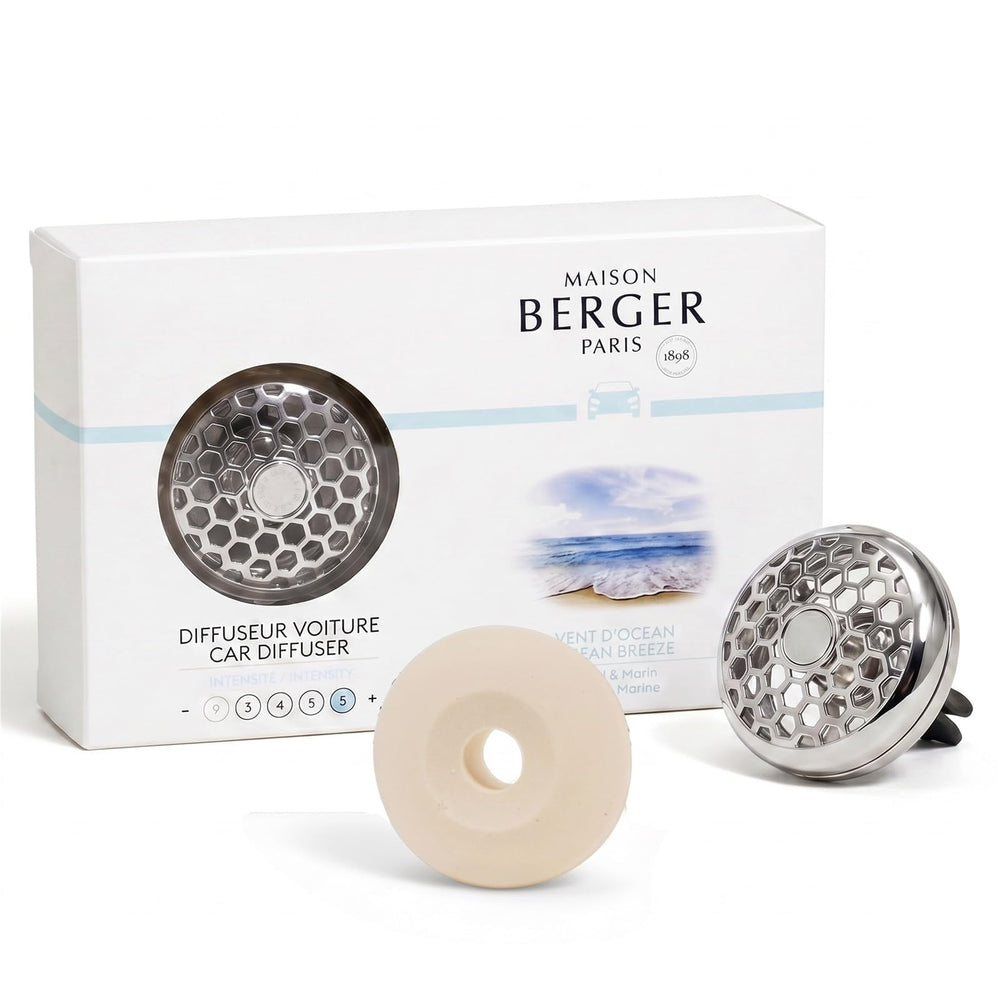 MAISON BERGER front packaging showing Ocean Breeze kit and premium finish