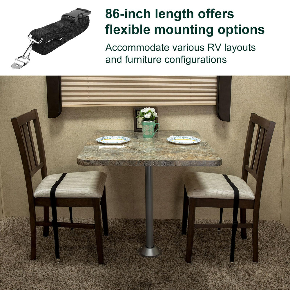 Malae strap beside measuring tape showing full 86-inch length for large items