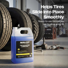 Malco used while seating a tire bead illustrating smoother installation