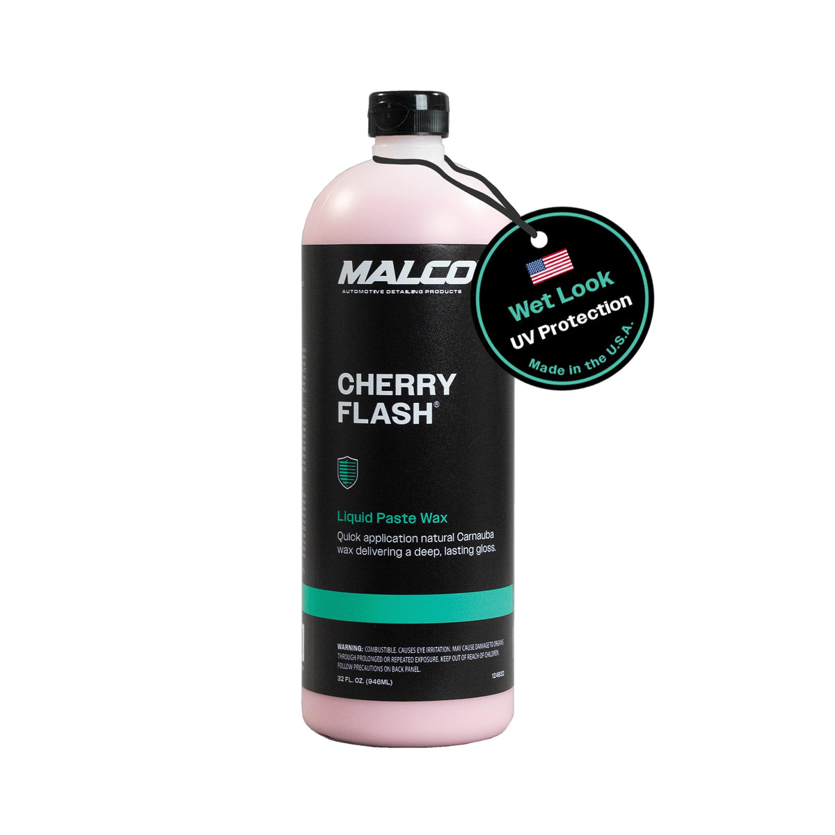 Malco Cherry Flash front label showing product name and size for clear identification and trust