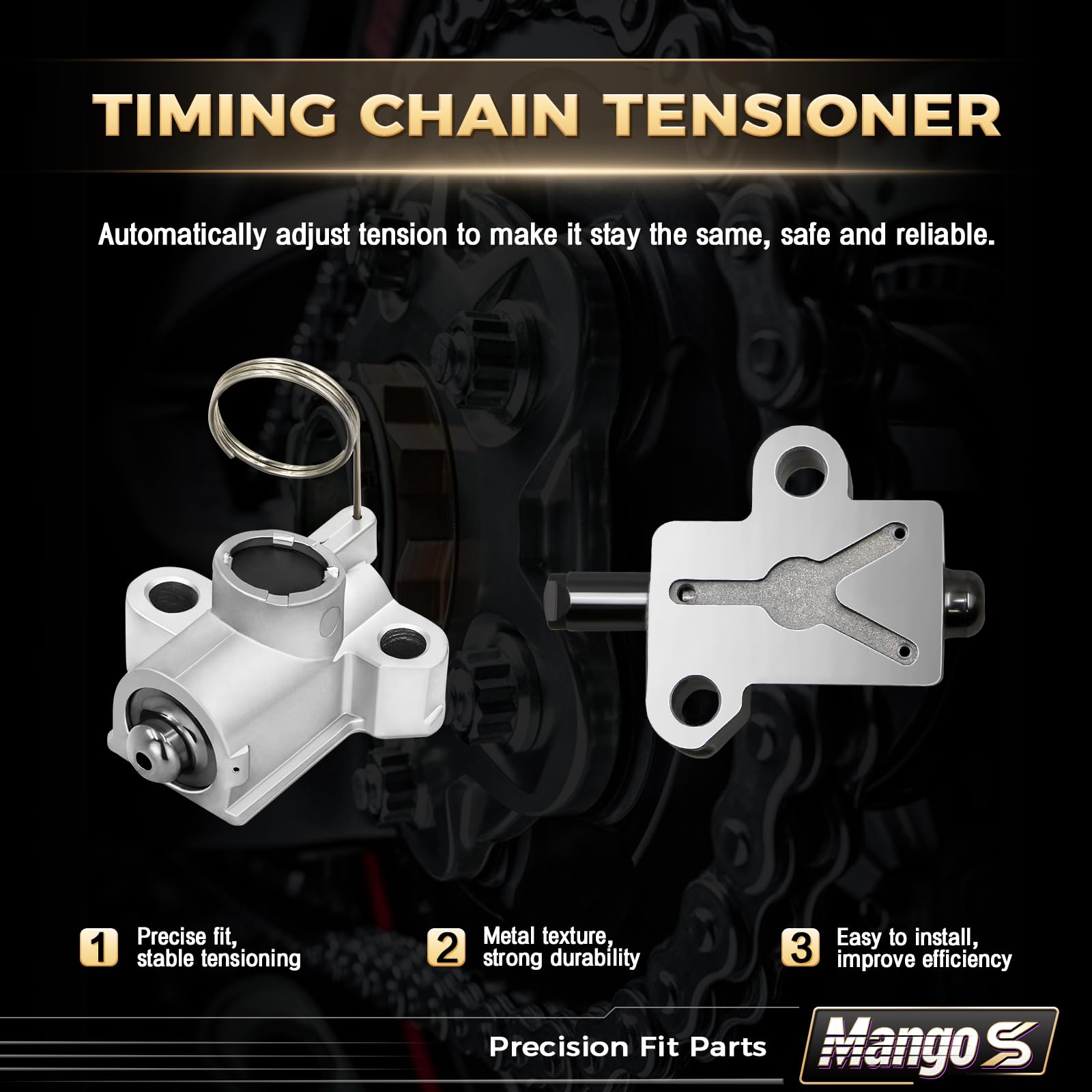 Mango S packaging box open with parts inside showing secure shipment and protection