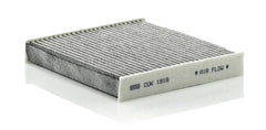 MANN-FILTER CUK 1919 side profile highlighting pleat depth for extended filtration