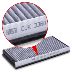 Mann-Filter CUK 3360 side profile demonstrating compact design benefit