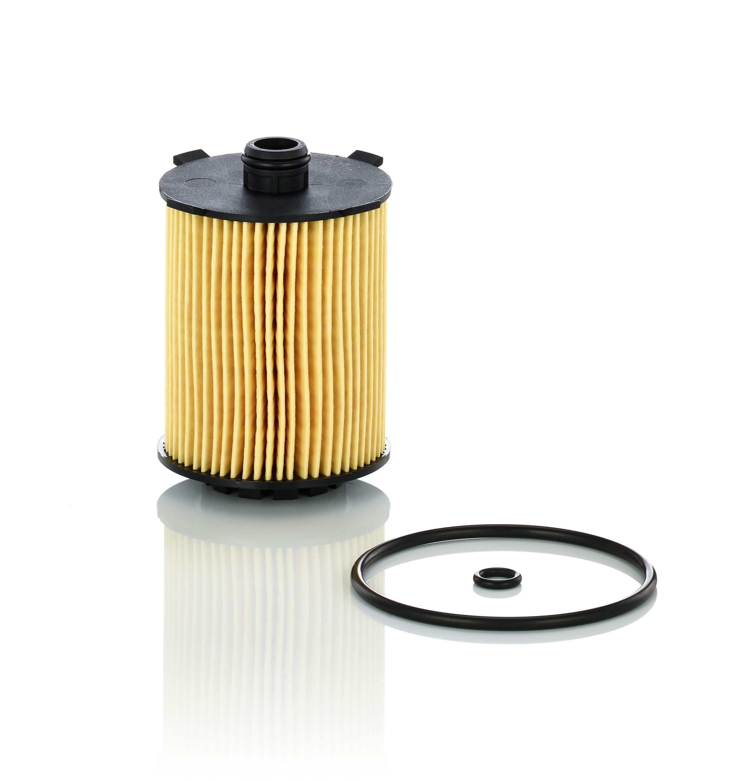 Mann Filter HU 8014 z close-up of filter media highlighting high dirt-holding capacity