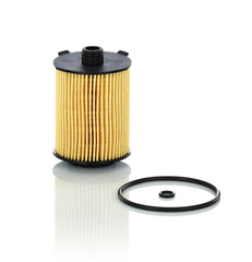 Mann Filter HU 8014 z close-up of filter media highlighting high dirt-holding capacity