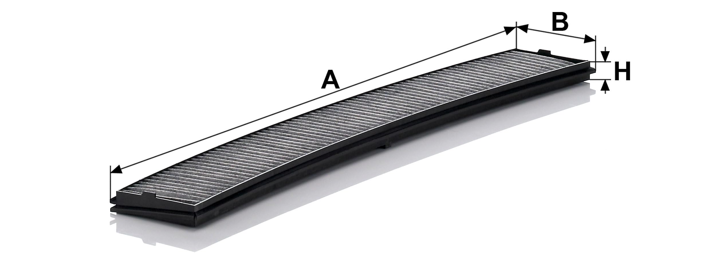 Mann-Filter installed in BMW glovebox demonstrating easy replacement benefit