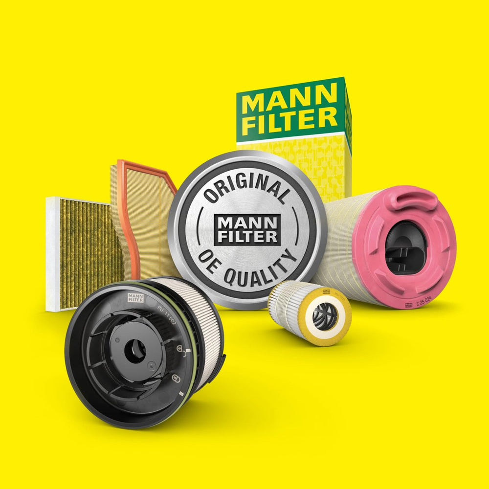 Mann Filter WK853/3X installed in engine bay demonstrating straightforward replacement benefit
